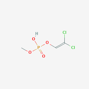 molecular formula C3H5Cl2O4P B077645 2,2-Dichlorovinyl methyl phosphate CAS No. 13445-62-0