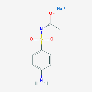molecular formula C8H9N2NaO3S B7764506 sodium;N-(4-aminophenyl)sulfonylethanimidate 