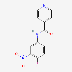 N-(4-fluoro-3-nitrophenyl)pyridine-4-carboxamide