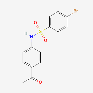 N-(4-acetylphenyl)-4-bromobenzenesulfonamide