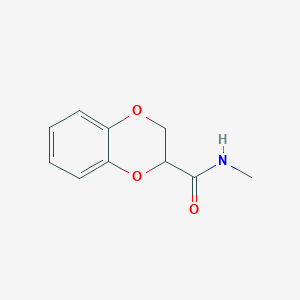 molecular formula C10H11NO3 B7764539 N-methyl-2,3-dihydro-1,4-benzodioxine-2-carboxamide CAS No. 5237-71-8
