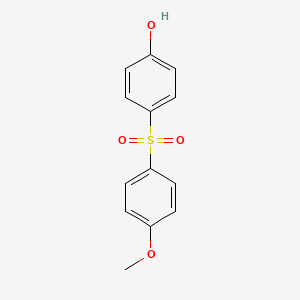 molecular formula C13H12O4S B7764629 4-((4-Methoxyphenyl)sulfonyl)phenol 