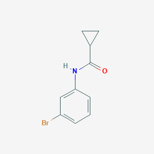 molecular formula C10H10BrNO B077648 N-(3-bromophenyl)cyclopropanecarboxamide CAS No. 14372-07-7