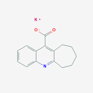molecular formula C15H14KNO2 B7764929 potassium;7,8,9,10-tetrahydro-6H-cyclohepta[b]quinoline-11-carboxylate 