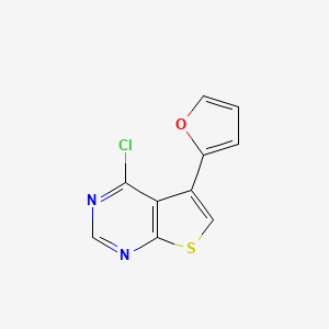 4-Chloro-5-(2-furanyl)-thieno[2,3-d]pyrimidine