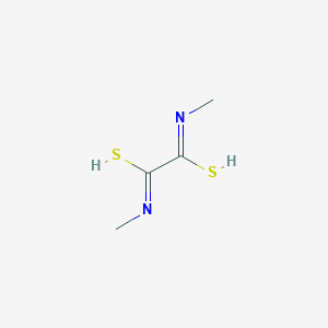 molecular formula C4H8N2S2 B7765275 N,N'-dimethylethanediimidothioic acid 
