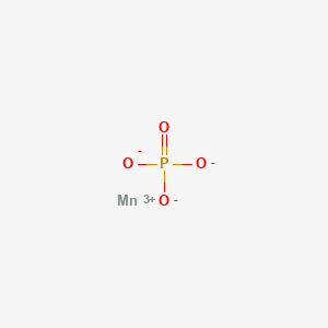 molecular formula MnO4P B077653 Manganese(3+) phosphate CAS No. 10236-39-2