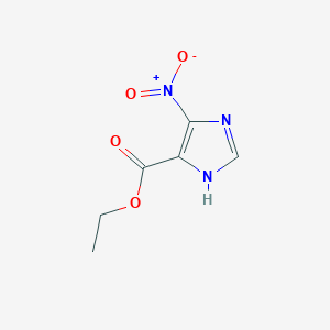 molecular formula C6H7N3O4 B7765418 ethyl 4-nitro-1H-imidazole-5-carboxylate 