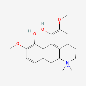 molecular formula C20H24NO4+ B7765441 (+)-Magnoflorine Iodide 
