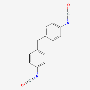 molecular formula C15H10N2O2<br>C15H10N2O2<br>OCNC6H4CH2C6H4NCO B7765483 4,4'-Diphenylmethane diisocyanate CAS No. 25686-28-6