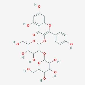 molecular formula C27H30O16 B7765635 Kaempferol 3-O-sophoroside 