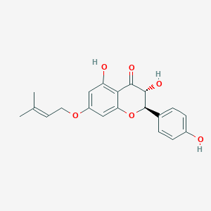 molecular formula C20H20O6 B7765725 7-Prenyloxyaromadendrin 