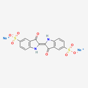 molecular formula C16H8N2Na2O8S2 B7765777 disodium;(2E)-3-oxo-2-(3-oxo-5-sulfonato-1H-indol-2-ylidene)-1H-indole-5-sulfonate 