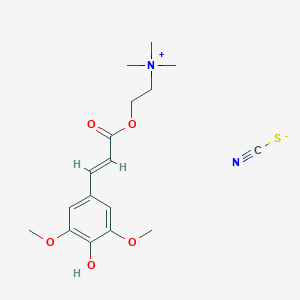 molecular formula C17H24N2O5S B7765814 Sinapine thiocyanate 
