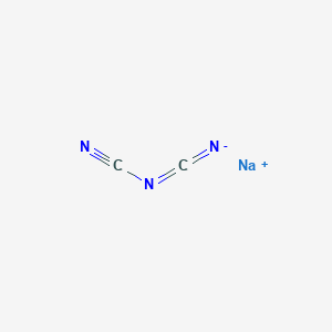 molecular formula C2N3Na B7765937 sodium;cyanoiminomethylideneazanide 