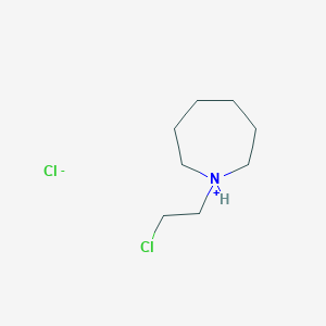 1H-Azepine, hexahydro-1-(2-chloroethyl)-, hydrochloride