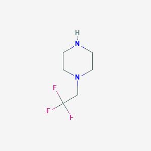 molecular formula C6H11F3N2 B077660 1-(2,2,2-Trifluoroethyl)piperazine CAS No. 13349-90-1