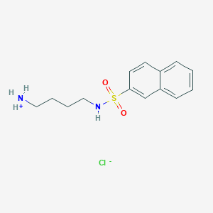 4-(Naphthalen-2-ylsulfonylamino)butylazanium;chloride