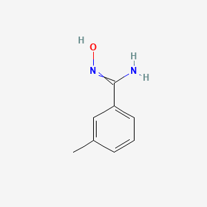 molecular formula C8H10N2O B7766070 N'-hydroxy-3-methylbenzimidamide 