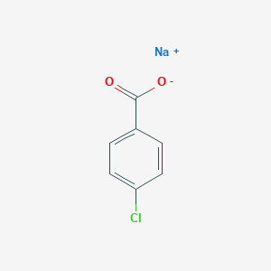 molecular formula C7H4ClNaO2 B7766205 sodium;4-chlorobenzoate 