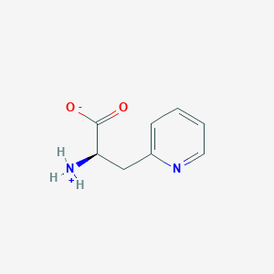 molecular formula C8H10N2O2 B7766398 (2R)-2-azaniumyl-3-pyridin-2-ylpropanoate 