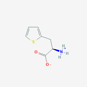 molecular formula C7H9NO2S B7766414 (2R)-2-azaniumyl-3-thiophen-2-ylpropanoate 