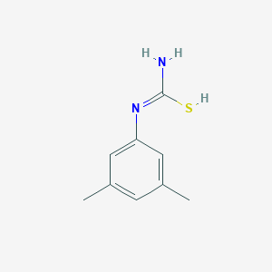 molecular formula C9H12N2S B7766721 N'-(3,5-dimethylphenyl)carbamimidothioic acid 