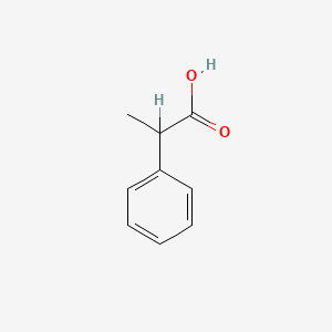 molecular formula C9H10O2 B7766743 2-Phenylpropionic acid CAS No. 2328-24-7