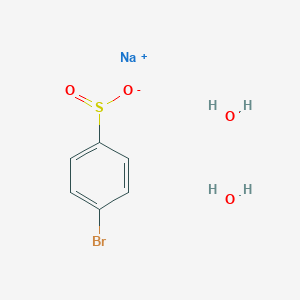molecular formula C6H8BrNaO4S B7767137 sodium;4-bromobenzenesulfinate;dihydrate 
