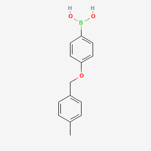 molecular formula C14H15BO3 B7767167 Boronic acid, B-[4-[(4-methylphenyl)methoxy]phenyl]- 