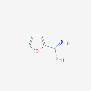 molecular formula C5H5NOS B7767206 furan-2-carboximidothioic acid 