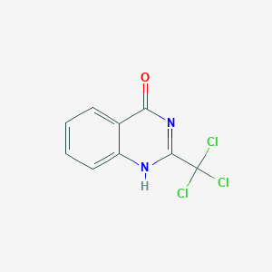 molecular formula C9H5Cl3N2O B7767307 2-(trichloromethyl)-1H-quinazolin-4-one 