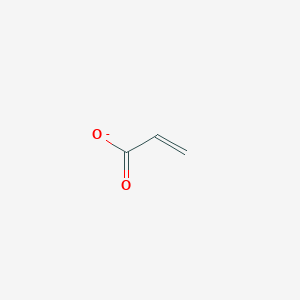 molecular formula C3H3O2- B077674 Acrylate CAS No. 10344-93-1