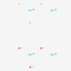 molecular formula La4O3S3 B077675 Dilanthanum dioxide sulphide CAS No. 12031-43-5