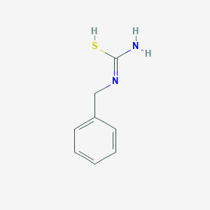 molecular formula C8H10N2S B7767590 N'-benzylcarbamimidothioic acid 