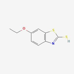 molecular formula C9H9NOS2 B7767603 6-ethoxy-1,3-benzothiazole-2-thiol 