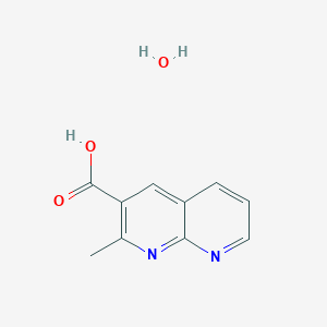 2-Methyl-1,8-naphthyridine-3-carboxylic acid monohydrate