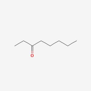 molecular formula C8H16O B7767769 3-Octanone CAS No. 106-68-3(3-octanone); 541-85-5(5-methyl-3-heptanone)