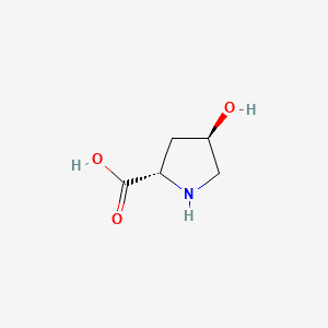 molecular formula C5H9NO3 B7767784 L-Hydroxyproline CAS No. 618-28-0