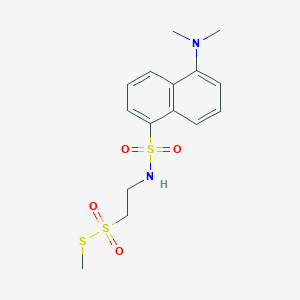 5-(dimethylamino)-N-(2-methylsulfanylsulfonylethyl)naphthalene-1-sulfonamide