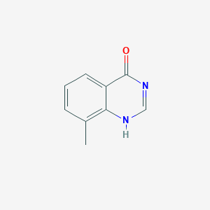 molecular formula C9H8N2O B7767947 8-methyl-1H-quinazolin-4-one 