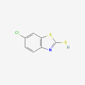 molecular formula C7H4ClNS2 B7767959 6-chloro-1,3-benzothiazole-2-thiol 