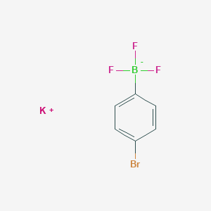molecular formula C6H4BBrF3K B7768045 potassium;(4-bromophenyl)-trifluoroboranuide 