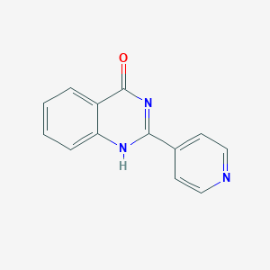 molecular formula C13H9N3O B7768099 2-pyridin-4-yl-1H-quinazolin-4-one 