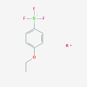 molecular formula C8H9BF3KO B7768163 potassium;(4-ethoxyphenyl)-trifluoroboranuide 