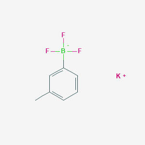 molecular formula C7H7BF3K B7768208 potassium;trifluoro-(3-methylphenyl)boranuide 