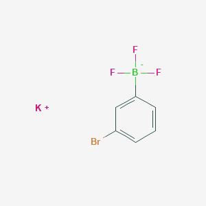 molecular formula C6H4BBrF3K B7768254 potassium;(3-bromophenyl)-trifluoroboranuide 