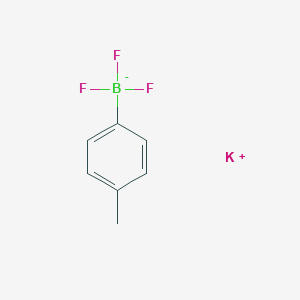 molecular formula C7H7BF3K B7768308 potassium;trifluoro-(4-methylphenyl)boranuide 