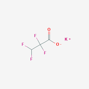 molecular formula C3HF4KO2 B7768327 potassium;2,2,3,3-tetrafluoropropanoate 