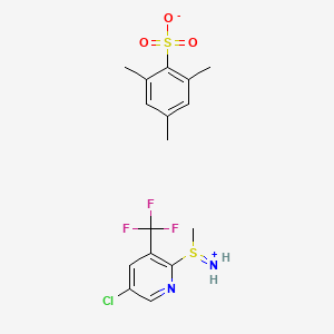 S-[5-Chloro-3-(trifluoromethyl)pyrid-2-yl]-S-methylsulfilimine 2,4,6-trimethylbenzenesulfonate